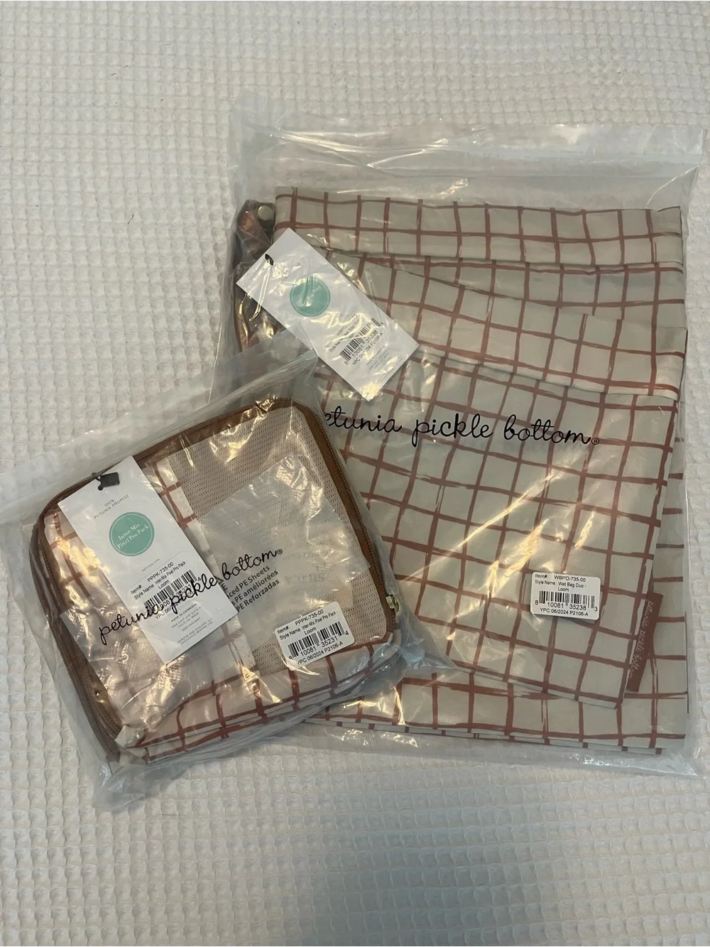 Petunia Pickle Bottom Diaper Bag + NEW Inter-Mix Pixel Pro Pack & Wet Bags